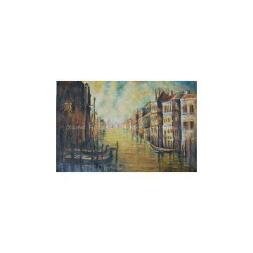 Streetview Impression Oil Painting Home Decor Art photo-3