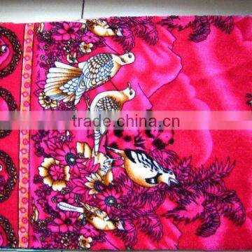 100% Polyester Printed Embossed High Velour JL-04