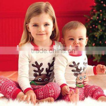 Christmas pajama set cotton fabric unique names for girls and boy pictures