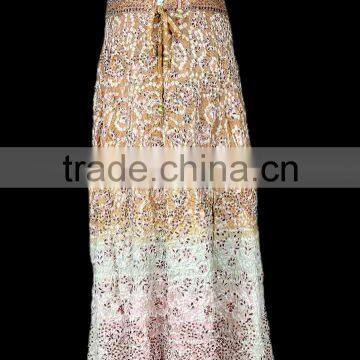 Skirt New Designs Ladies Long Lehenga Style Skirt indian Zardosi Skirt for women