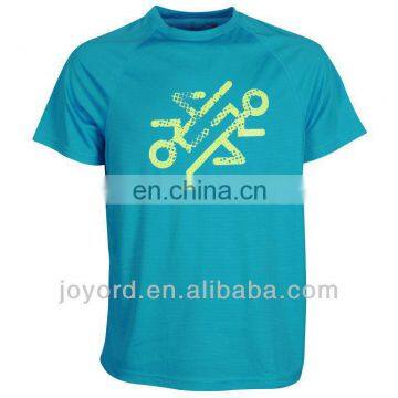 Custom quick dry running t shirt with sublimation