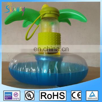 Inflatable Floating Palm Tree Pool Float Cup Holder