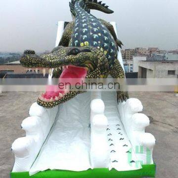 Jurassic Park Strong PVC inflatable dinosaur long water slide giant inflatable kids slide track