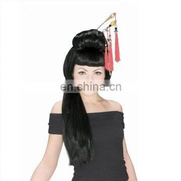 Halloween Carnival Party China Girl Wig for Adults
