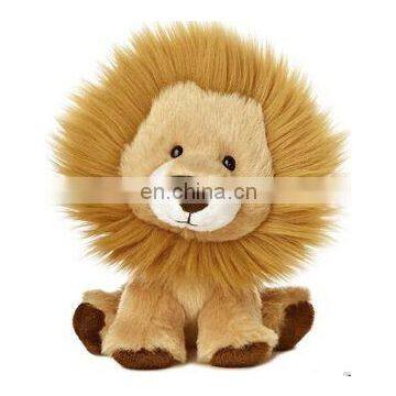 educational lion plush toy for promotion , soft toy for kids stuffed with pp cotton