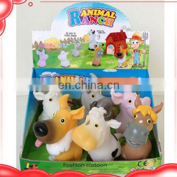 5 inch vinyl toys soft toy farm animals