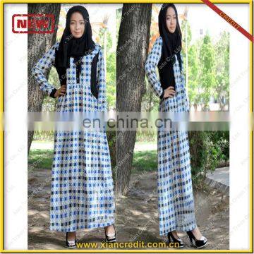 Latest arab facy muslim long dress