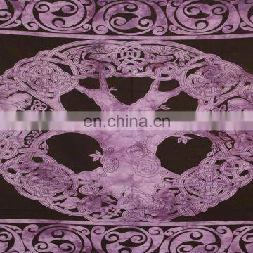 Indian Cotton Handmade Tapestry Wall Hanging, Mandala Tapestry photo-2