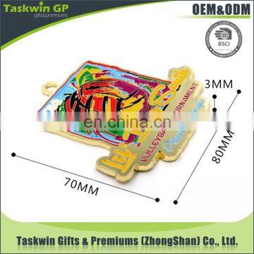 2017 Hot Sales Die Cast Gold/silver/bronze Sports Award Volleyball Medal photo-5