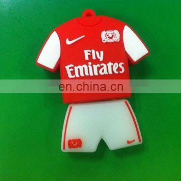 Hot Selling USB 2.0 Polo Shirt Shape Pvc 2tb Usb Flash Drive With Logo