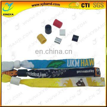 high quality confidence woven fabric party wristband