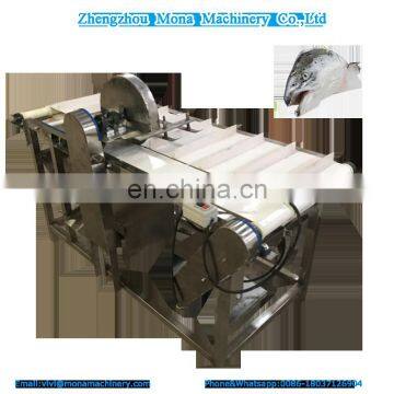 Fish Equipment Frozen Fish Head Cutting Machine , Fresh Fish Head Cutter