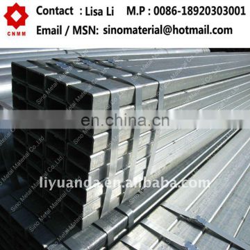 galvanized steel rectangular tube