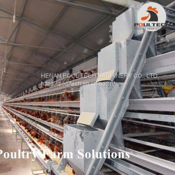 120 birds of A type layer chicken cage equipment for poultry farm