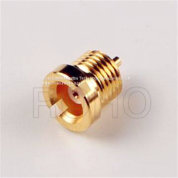 Straight Gold Plated Female Jack MCX RF Coaxial Connector for Rg316 58 11 6 Cable