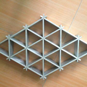 Suspended Aluminum Grilles Ceiling Indoor Metal Grid Ceilings Aluminum