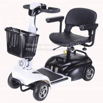 new 4 wheel electric mobility scooter for seniors battery removable