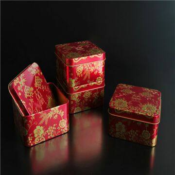 Food Tin Box Candy Chocolate & Cake Metal Tin Box