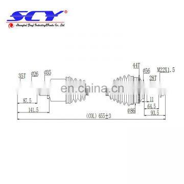 CV Half Shaft Assembly Suitable for Tribute 2009 2011 AT Except Hybrid 66-9276 669276