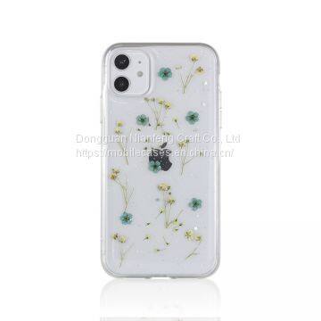pressed dired flower Epoxy Phone case Epoxy Sticker IMD Phone case Mobile case Mobile cover