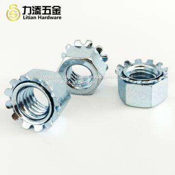 China Factory Wholesale Carbon Steel Galvanized #6-32 K Nut photo-5