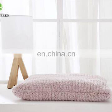 Barefoot Dreams Super Soft Zero Defect 100% Polyester Micro Feather Yarn Knit Bedcover Blanket Pillow Case Set Cushion Cover photo-6