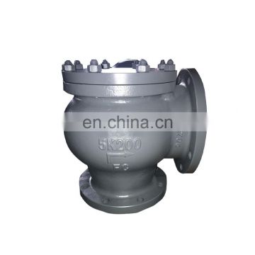 JIS F7359 5K MARINE CAST IRON LIFT CHECK ANGLE  VALVES