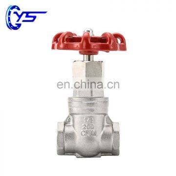 BSP NPT Thread ASME Standard 450 Temperature Manual Gate Valve With Price