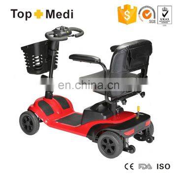 Four Wheel Lightweight Foldable Electric Mobility Scooter photo-3