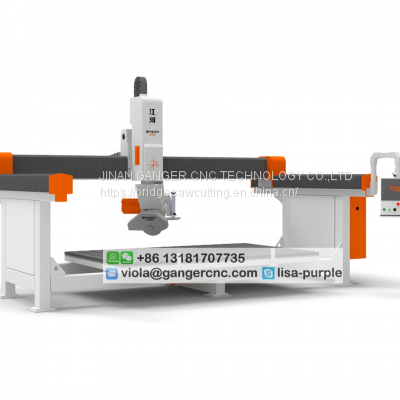 5 Axis Cnc Bridge Saw Polishing Milling Bridge Saw Cutter Machine GQ-3220D Granite Slab Bridge Saw Stone Machinery photo-2