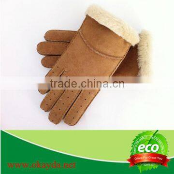 China wholesale winter fur finger gloves