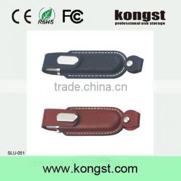 Kongst Hot Sale Item Best Quality Leather Case Usb Flash 16gb Usb 2.0 photo-2