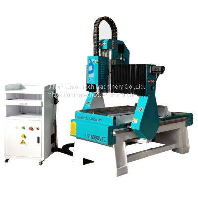 China Nc Studio Controller 6090 ATC CNC Router Woodworking For Wood Cabinet Engraving And Cutting