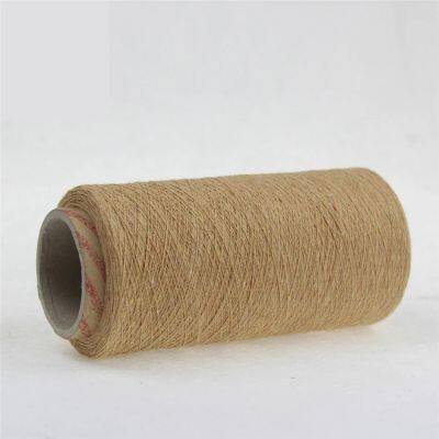 Ne21/1 brown color Open End Spinning Regenerated Cotton Blended Yarn for Sock