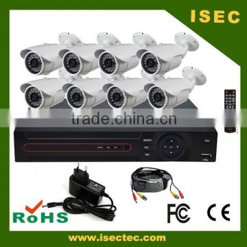 HD 720P 8ch AHD Kit, 8channel P2P AHD DVR Kit, AHD Camera security System