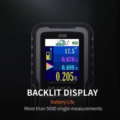 60/80/100m Digital Laser Distance Meter For Bridge Erection Ballistic Analysis photo-2