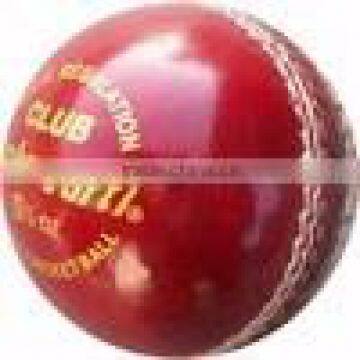 REAL LEATHER CRICKET BALL