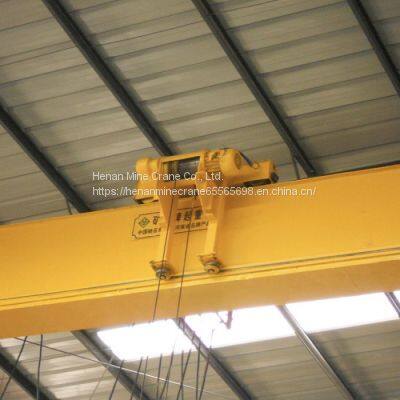 Top Quality Remote Control Single Beam Partial Hanging Hoist Trolley E0T Crane photo-2