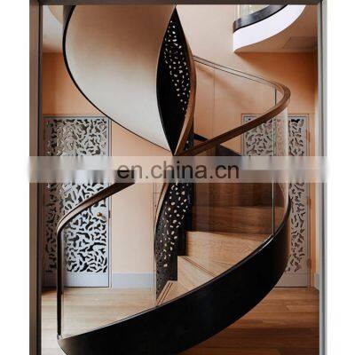 Cbmmart Modern Arc Staircase Interiors Double Stringer Arc Stairs Staircase Wooden