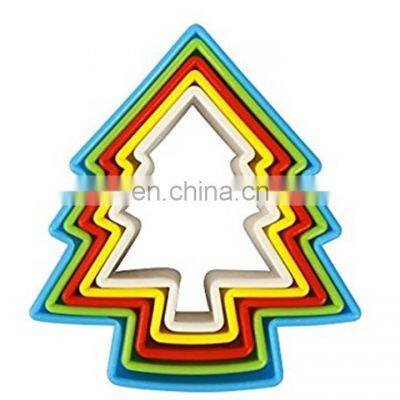 Best Selling Plastic Christmas Tree Shape Cookie Cutter Set photo-4