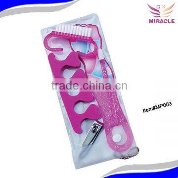 PVC bag pink manicure pedicure instruments