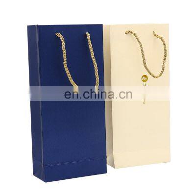 New design luxury gift paper bag custom made printed logo packaging bags for jewelry