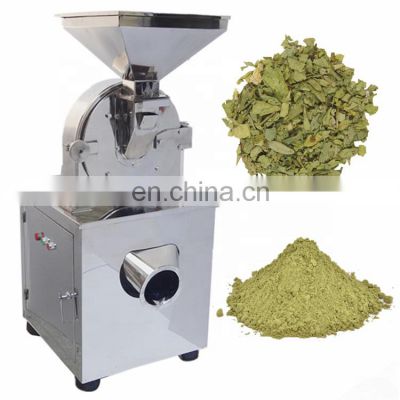 Automatic tea leaf powder crushing pulverizing making machine industrial tea leaves herbal flour crusher pulverizer cheap price