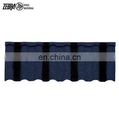 Roofing Tiles Chip Stone Coated Metal Roof Tile Rooftop Stone Coated Roofing Tile photo-2