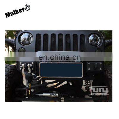 New style 07+ Black Front Bumper for jeep wrangler JK  Car Bumpers automotive accessories aluminium