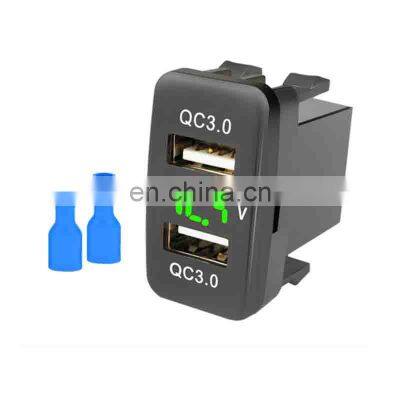 Car Charger Dual USB Fast Charging Original Hole Non-destructive Installation Accessories 12V-24V photo-4