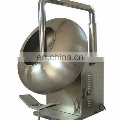 Tablet sugar chocolate peanut film coater coating machine in china market good price