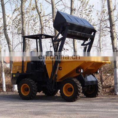 4 Wheel Drive Mini Dumper Mini Utility Truck Yellow Garbage Truck For Europe Market photo-5