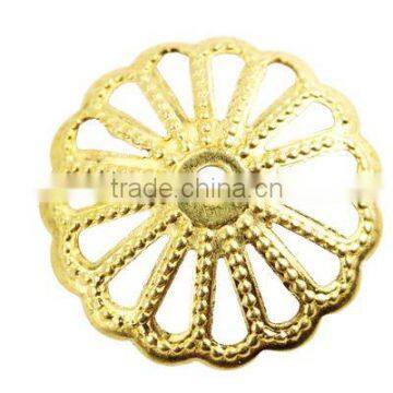 jewelry findings and components DIY brass beads cap