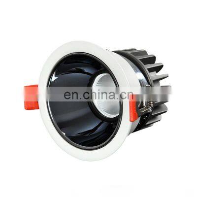 Indoor Aluminum Alloy LED Downlight Adjustable Down Light Home Hotel Indoor Recessed Mounted Spotlights